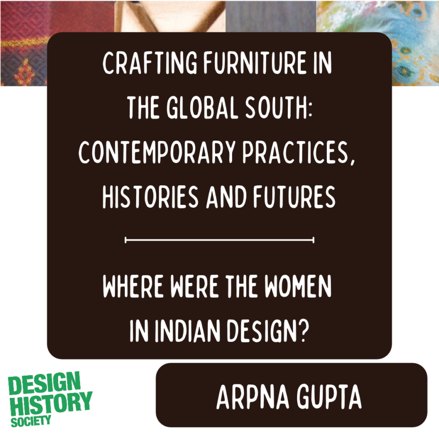 Crafting Furniture in the Global South: Where Were the Women in Indian Design?