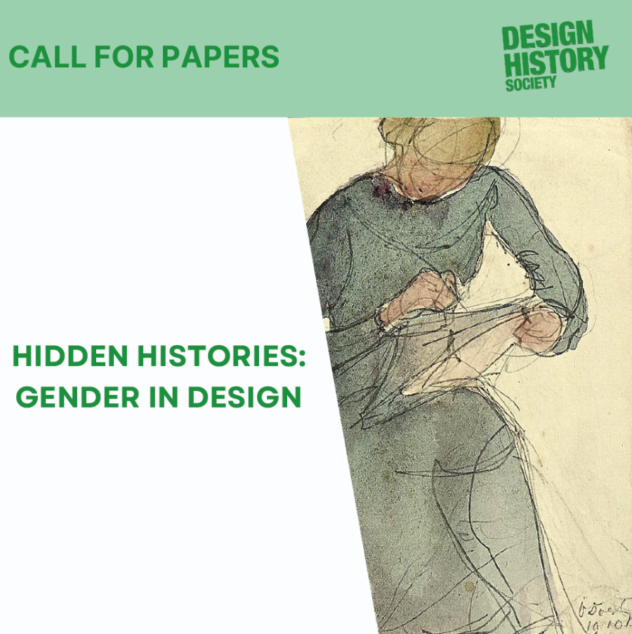 CfP: 'HIDDEN HISTORIES: GENDER IN DESIGN'
